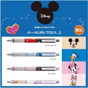 【蝦店免運+發票】【日本迪士尼限定款三菱Uni KURU TOGA旋轉自動鉛筆 0.5mm】筆蕊360度不易斷芯