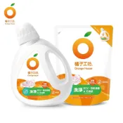 (店+)【Orange house 橘子工坊】天然無香精制菌洗衣精洗淨病毒升級版(1800ml/1500ml)｜有效洗淨常見5大致病菌｜Holdmego