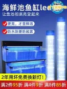【可開發票】220V海鮮池燈魚缸專用Led照明輔助燈酒店魚池水產品超亮防水藍白光