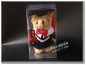 ◎花語人造花資材◎＊8*8*15公分PVC透明包裝盒＊畢業熊包裝盒~PVC透明盒~禮盒~塑膠盒