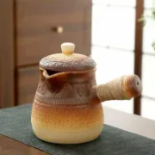 全球選品1館 生活百貨 圍爐煮茶茶壺罐罐烤奶罐新款燒烤爐戶外行動式可明火直燒戶外奶茶