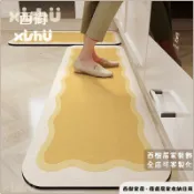 客製化 純色 日式 廚房地墊 長條軟地墊 吸水吸油 防滑 矽藻土地墊  珪藻土 防水硅藻土 腳踏墊 浴室 大尺寸 速乾