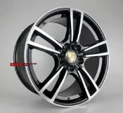 PORSCHE 保時捷 Cayenne 專用鋁圈 20吋 5孔130 9.5J ET50 黑車面