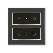 【GREENBANK 綠銀】G-Switch T1 無線智能六開關 l 石墨色 l Apple HomeKit(台灣專用規格 l 支援雙切)