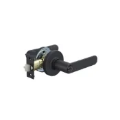 (店+)Kwikse 簡約風TBR4930平光黑 內側轉扭式◄EZset東隆幸福牌水平鎖 水平把手鎖 門鎖 浴廁門用 (無鑰匙)