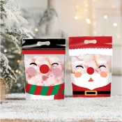 聖誕老人/雪人夾鏈袋 包裝袋 站立袋 餅乾袋 糖果袋 牛軋餅袋 點心袋 棉Q餅袋 堅果袋 蜜餞袋 花草茶葉袋