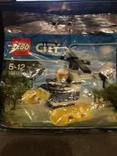 全新LEGO30311 城市警察直升機