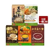 【聯華食品】高纖燕麥餐-野菜淨化/黑野菜活力/薑汁野菜/紅豆薏仁/南瓜野菜(6包/盒)
