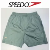 SPEEDO吸汗速乾抗紫外線海灘褲/70WP-38236軍綠色