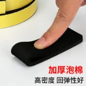 協貿國際日用品生活7館 加厚eva海綿單面膠黑色泡棉膠貼泡沫條防震緩沖防撞條汽車隔音強力膠帶單面密封膠條泡棉墊海綿膠帶整箱批發