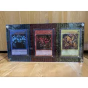 【小龍便宜公仔】正版 含卡 遊戲王 收藏家必收 三幻神 一套 英文版 遊戲王卡 天空龍 巨神兵 翼神龍 卡片 卡磚