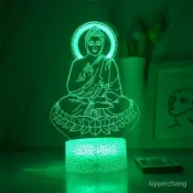 禪道院 佛堂供燈 光明燈 觀世音菩薩 地藏王菩薩 佛 佛像燈 供佛 如來佛祖觀音桌麵供燈藥王大勢至菩薩燈光氛圍燈信徒禮物