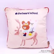 小熊學校 bears school 方枕 靠枕 午安枕 抱枕 正版 紅 枕套可拆洗