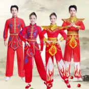 甩賣價##男女成人演出服開場腰鼓民族新款舞龍秧歌舞蹈中國打鼓舞獅服裝