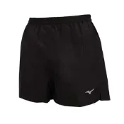 MIZUNO 男路跑三分短褲-慢跑 訓練 美津濃 J2TBYA5109 黑白