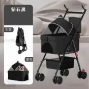 寵物推車 狗推車 貓推車 狗外出推車 貓咪推車 寵物外出 寵物推車貓咪狗狗可分離出行車可摺疊餐盤手推車外出貓咪外出推車