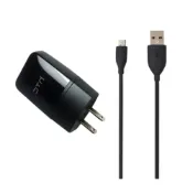HTC TC P900-US 5V/1.5A 原廠旅充頭+M410原廠傳輸充電線組 (密封袋裝)
