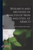 【三民網路書店】Research and Methods of Analysis of Iron and Steel at ARMCO 作者：American Rolling Mill Company