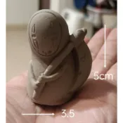 【如泥 Runii】 無臉男迷你水泥擺飾 手掌大小 療癒小物