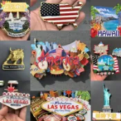 🔥2026新款🔥磁吸冰箱貼 磁鐵 造型冰箱貼 美國冰箱貼旅遊紀念品自由女神像紐約洛杉磯舊金山夏威夷波斯頓