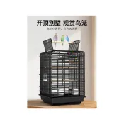 (店+)新品/特惠 開頂鳥籠鸚鵡籠子傢用別墅豪華籠大全橫絲虎皮牡丹玄鳳專用籠大號