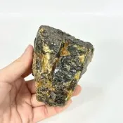 【御古齋】精選 天然 藍珀原礦 藍琥珀 帶礦皮 五彩精靈 天然原礦 安神辟邪 招財 有機礦石 琥珀之王 0728