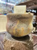 現貨 全新 張家誌 老師 海底沈船 入炭柴燒 精品 倒燒茶碗  編號3