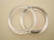 【翰翰手作材料】高級圓形 壓克力環 塑膠環 透明環 22mm/25mm/28mm/34mm/46mm 提把配材