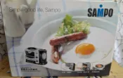 NO:2480#Sampo聲寶活動早餐吧KE-L6051L快煮壺/烤箱/烤盤三機一體