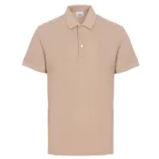 【BreezeOnline 微風精品線上】【BURBERRY 巴寶莉】經典素色領扣拼接格紋短袖上衣Polo衫(顏色任選)