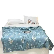 【夢之語】60支-100%萊賽爾x石墨烯天絲涼被150x195cm(空調被/四季被/TENCEL/多款任選)