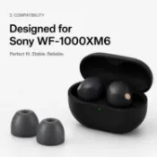 鼎盛貿易行 適用于索尼 WF-1000XM6 / XM5 / XM4 XDcase 3對矽膠套裝
