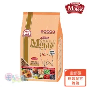 蝦幣回饋【莫比Mobby】愛貓無穀配方鵪鶉鴨肉 1.5KG/3KG/6.5KG 猫飼料 貓乾糧 毛貓寵