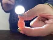 【御古齋】精選 阿根廷 紅紋石 裸石 鑲嵌件 水滴造型 戒指 項鍊 手鍊 增加自信心 消除負能量 0216