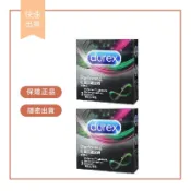 【娜恩生活家居】杜蕾斯 DUREX 雙悅愛潮/飆風碼 保險套 3入/盒