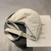『ATC』 包 單肩餃子包 尼龍半月包 單肩包 肩背包 小包包 日系ins原宿餃子包 U家試衣間同款 尼龍包 單肩斜背包