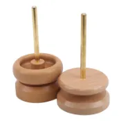 Wood Spinner Seed String Jewelry Handmade Natural Bead Devic