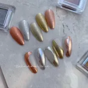 Rainbow Nail 澀味復古鏡面粉 鏡面粉