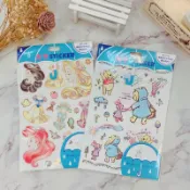迪士尼【雨傘貼】防水貼紙 TSUM 玻璃 雨傘 壁貼 安全帽貼 米奇 史迪奇 怪獸大學 玩具總動員 維尼