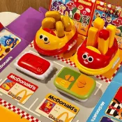 【台灣發貨】低价免运 麥當勞周邊碰碰車 麥當勞泡泡機玩具 麥樂雞薯條碰碰車 麥當勞六一兒童節禮物