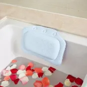 【挪威森林】吸盤式浴缸用頭枕 浴缸止滑枕墊(泡澡頭枕 頸枕 泡澡枕墊)