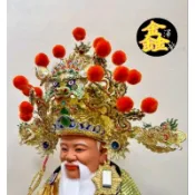 @鑫澤軒@相帽 安金紙帽 新款獅頭 土地公帽 福德正神 城隍爺 文財神 溫王 眾多神明