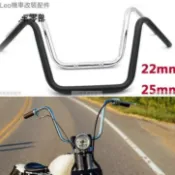 H熱銷 機車改裝把手 22MM 25MM 檔車手把 方向把 龍頭把 超高車把 哈雷 KTR 愛將 野狼 雲豹