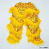 【派對錶演】高級羊毛 舞獅 舞獅頭 醒獅 可眨眼 醒獅獅頭 獅子頭 舞龍舞獅 道具 醒獅獅頭 舞獅衣服 民俗技藝AH兒童