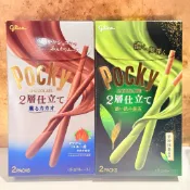 促銷～店面現貨～8/23日本境內帶回～日本格力高 Pocky極細巧克力棒／草莓棒／抹茶棒。最新期限2027.3餅乾棒