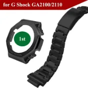 千織屋 不鏽鋼錶帶和錶殼適配卡西歐Casio G Shock GA-2100 GA-2110 改裝一代錶帶錶殼 耐用耐磨