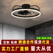 拾光藏寶閣 【復古工業風】吊扇燈 風扇燈 LED風扇燈 餐廳燈 鐵藝吊燈 變頻靜音 三段調光調色 簡約設計 客廳臥室適用