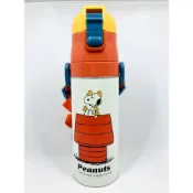 (店+)【Skater】附揹帶 日本超輕量不銹鋼史奴比Snoopy直飲式兒童水壺 470ml (交換禮物 聖誕禮物 保溫保冷 SDC4)