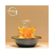 (店+)下殺 招財元寶聚寶盆循 招財轉錢 小流水盆 流水聚寶盆 環水鐵飯碗客廳玄關擺件 開業喬遷送禮擺件