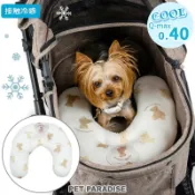 【PET PARADISE】寵物COOLMAX涼感睡枕(熊熊)｜PP 2025熱賣款 夏季接觸涼感枕頭 可放置推車 消暑